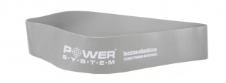 Power System posilovací guma Flex loop Objem: Šedá, Velikost: těžká zátěž (60 x 5 x 1,5 cm)