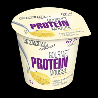 PROM-IN Gourmet Protein Mousse Balení: 50g, Příchuť: Vanilka