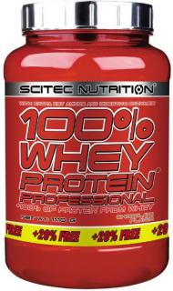 SciTec Nutrition 100% Whey Protein Professional Balení: 920g, Příchuť: Čokoláda/kokos