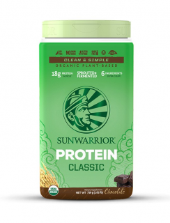 Sunwarrior Classic Raw Protein Bio Balení: 750g, Příchuť: Čokoláda