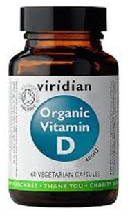 Viridian Nutrition Organic Vitamin D 60 kapslí