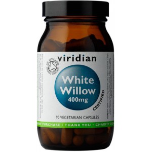 Viridian Nutrition Organic White Willow Bark 400mg 90 kapslí