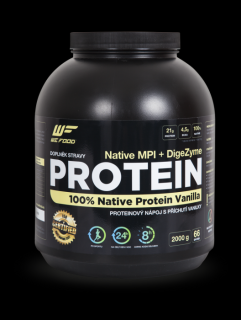 We Food 100% Native Protein Balení: 2000g, Příchuť: Vanilka
