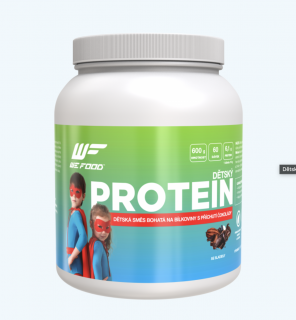 WeFood Junior protein 600g Balení: 600g, Příchuť: Čokoláda