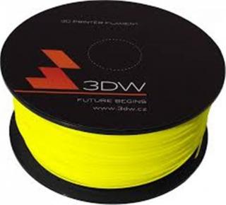 3DW - PLA filament 2,9mm žlutá, 1kg, tisk 195-225°C