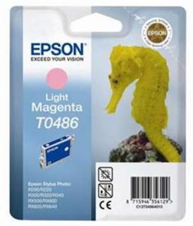 EPSON Ink ctrg Light Magenta RX500/RX600/R300/R200  T0486