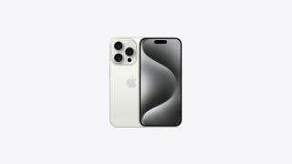 iPhone 15 Pro Max + OCHRANNÉ SKLO +  PRŮHLEDNÝ OBAL + 30W ZDROJ Barva: Bílý titan, Paměť: 256 GB