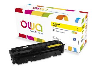 OWA Armor toner kompatibilní s HP W2032X, 415X, 6000st, žlutá/yellow