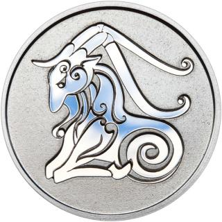 Znamení zvěrokruhu KOZOROH - stříbrná medaile