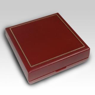 Krabička na medaili 50mm čtvercová červená