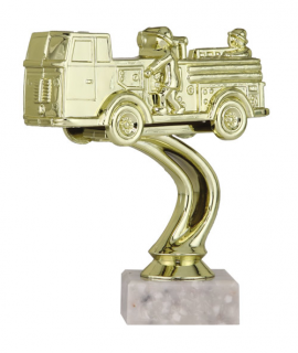 Zlatá figurka hasičského auta BarvaTrofeje: zlato