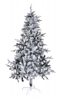 210 cm Vánoční stromek se stojanem, ZASNĚŽENÝ SMRK