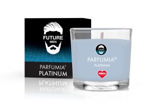 55 ml votivní sójová eko-svíce, PLATINUM, PARFUMIA®