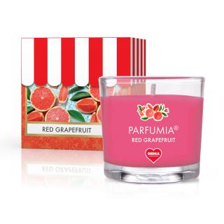 55 ml votivní sójová eko-svíce, šťavnatá vůně grepu RED GRAPEFRUIT, PARFUMIA®