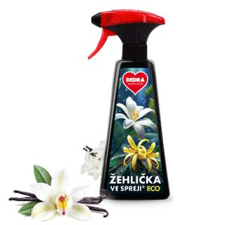 ECO žehlička ve spreji® JASMINE & VANILLA na vyrovnání skladů a záhybů na oblečení