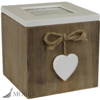Dřevěná dekorační skříňka (Morex)