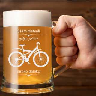Pivní půllitr pro cyklistu NEJLEPŠÍ ŠIROKO DALEKO