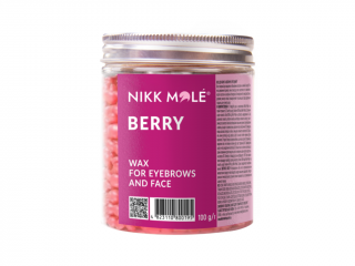 Nikk Mole voskové granule na obočí a obličej 100 g Typ: Berry (lesní plody)