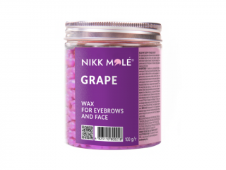 Nikk Mole voskové granule na obočí a obličej 100 g Typ: Grapes (hroznové víno)