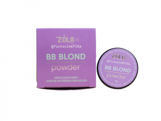 ZOLA BB Blond Powder – silně zesvětlující prášek na obočí (odstraňovač barvy) 10 g