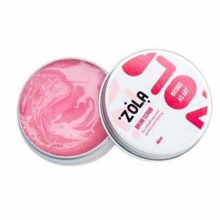 ZOLA Brow Scrub Pink – peeling na obočí růžový Objem: 100 ml