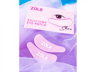 ZOLA silikonové podložky pod oči – 1 pár Barva: Světle růžová
