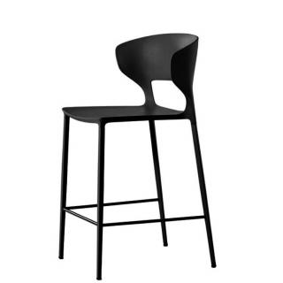 Barová židle Desalto Koki 708 black výška sedu: 800mm barová