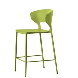 Barová židle Desalto Koki 708 verde gauguin výška sedu: 640mm polovysoká
