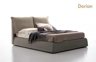 Čalouněná postel B´Forms Dorian Látka: kůže Pelle, Rozměr matrace: 1600x2000mm