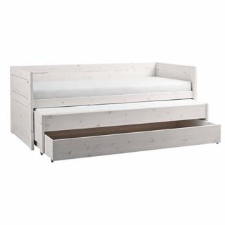 Dětská postel Life time Cabin bed with extendable bed drawer whitewash