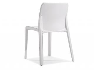 Jídelní kožená židle ITF Design Vanity white