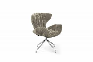 Jídelní židle Bretz Cassia B 156 Cashmere aluminium Látka: cat. 61