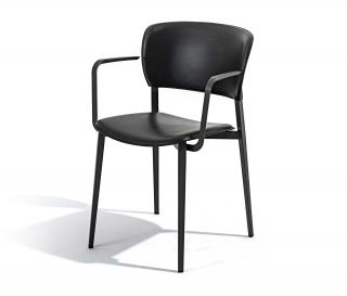Jídelní židle s područkami Desalto Ply 717 black