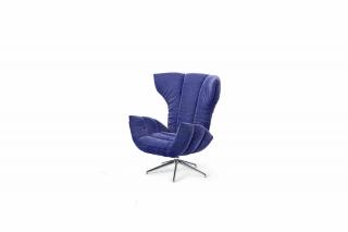 Křeslo Bretz Cassia A 156 Deep Lavender aluminium Látka: cat. 61