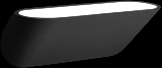 Nástěnné LED světlo Arkos light Lip black Barva světla: 3000K teplé světlo