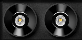 Podhledové LED světlo Arkos light Black Foster 2 trimless black Barva světla: 2700K velmi teplé světlo