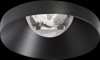 Podhledové LED světlo Arkos light Puck black Barva světla: 2700K velmi teplé světlo, Velikost: M - průměr 80mm