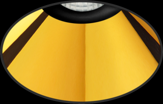 Podhledové LED světlo Arkos light Shot light trimless black gold Barva světla: 3000K teplé světlo, krytí světla: krytí IP20