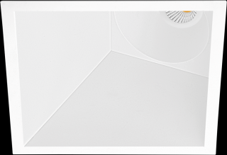 Podhledové LED světlo Arkos light Swap Square asymmetric white Barva světla: 2700K velmi teplé světlo, výkon: 7W