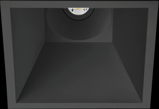 Podhledové LED světlo Arkos light Swap Square black Barva světla: 3000K teplé světlo, výkon: 5W