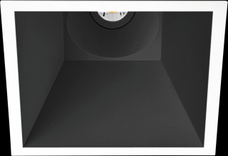 Podhledové LED světlo Arkos light Swap Square white black Barva světla: 2700K velmi teplé světlo, výkon: 5W