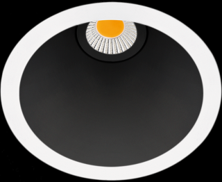 Podhledové LED světlo Arkos light Swap white black Barva světla: 2700K velmi teplé světlo, Velikost: L - průměr 105mm, výkon: 5W