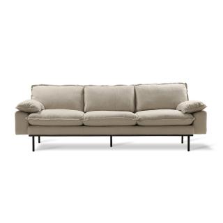 Pohovka HKliving retro sofa cosy beige 4sed