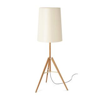 Stojací lampa Carpyen Tripod natural oak white výška: výška 1530mm