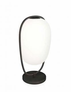 Stolní skleněná lampa Kundalini Lanna black