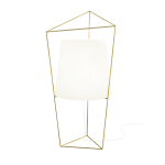 Stolní skleněná lampa Kundalini Tatu brass