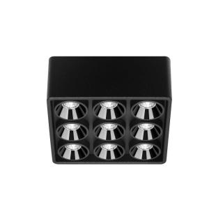 Stropní LED světlo Arkos light Black Foster micro 3x3 black Barva světla: 3000K teplé světlo