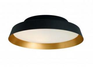 Stropní LED světlo Carpyen Boop black gold