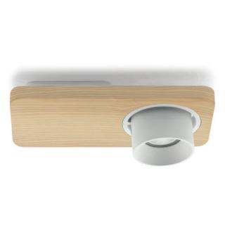 Stropní LED světlo Linea light Beebo S oak