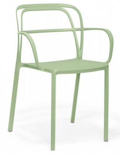 Venkovní jídelní židle Pedrali Intrigo 3715 green